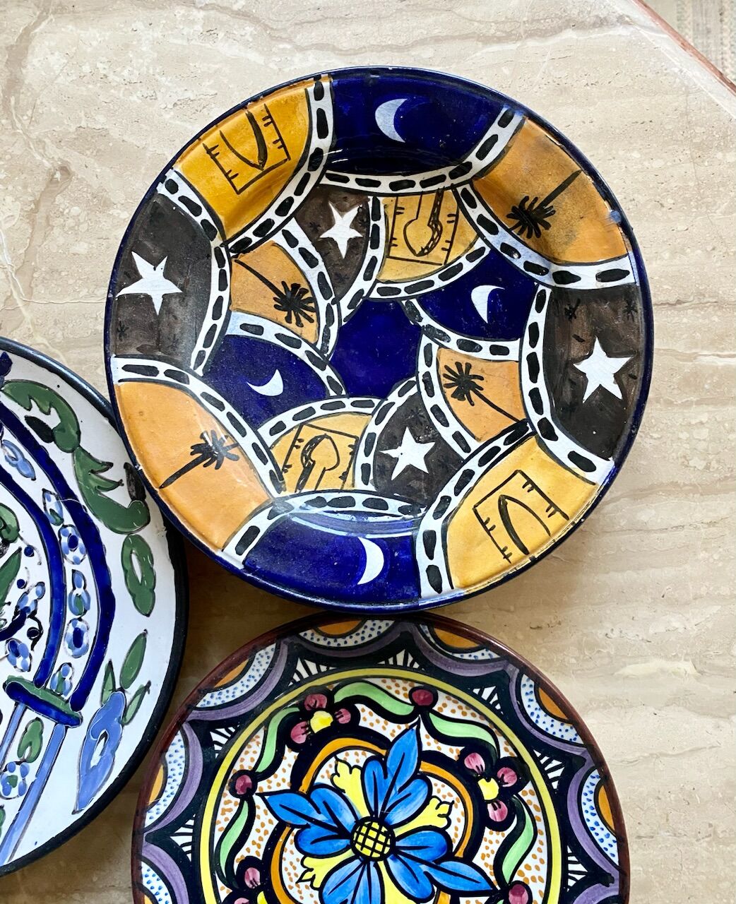 Handmade ethnic plates