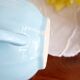 Lot de 5 tasses pastel FB Badonviller