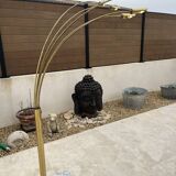 5-light gold floor lamp, 70s design