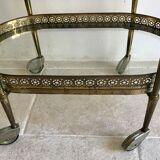 Vintage brass trolley