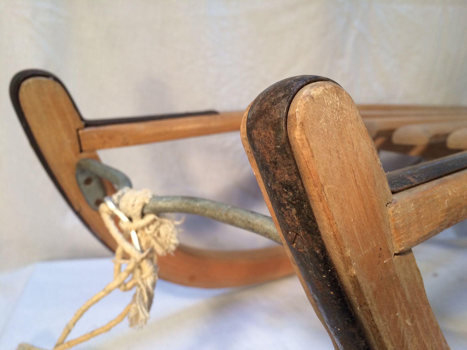 Davos vintage sled in solid beech - 60s/70s