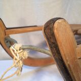 Davos vintage sled in solid beech - 60s/70s