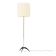 Brass and lacquered metal floor lamp, Spain, 1950s