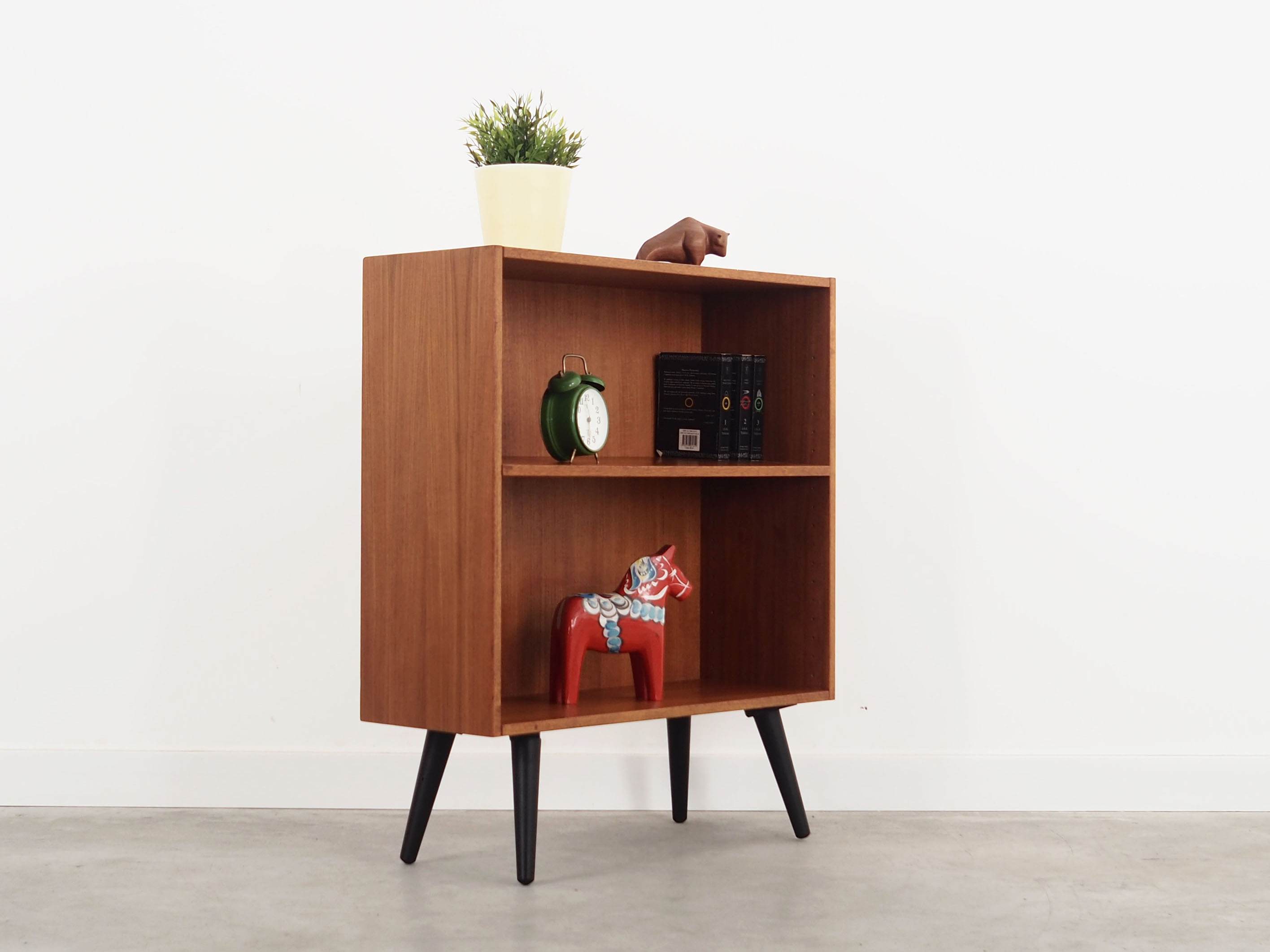 Teak bookcase, Danish design, 1970s, manufactured by Denka