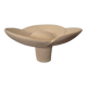 Sculptural bowl in chamotte stoneware