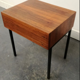 Bedside table in rosewood 1950s