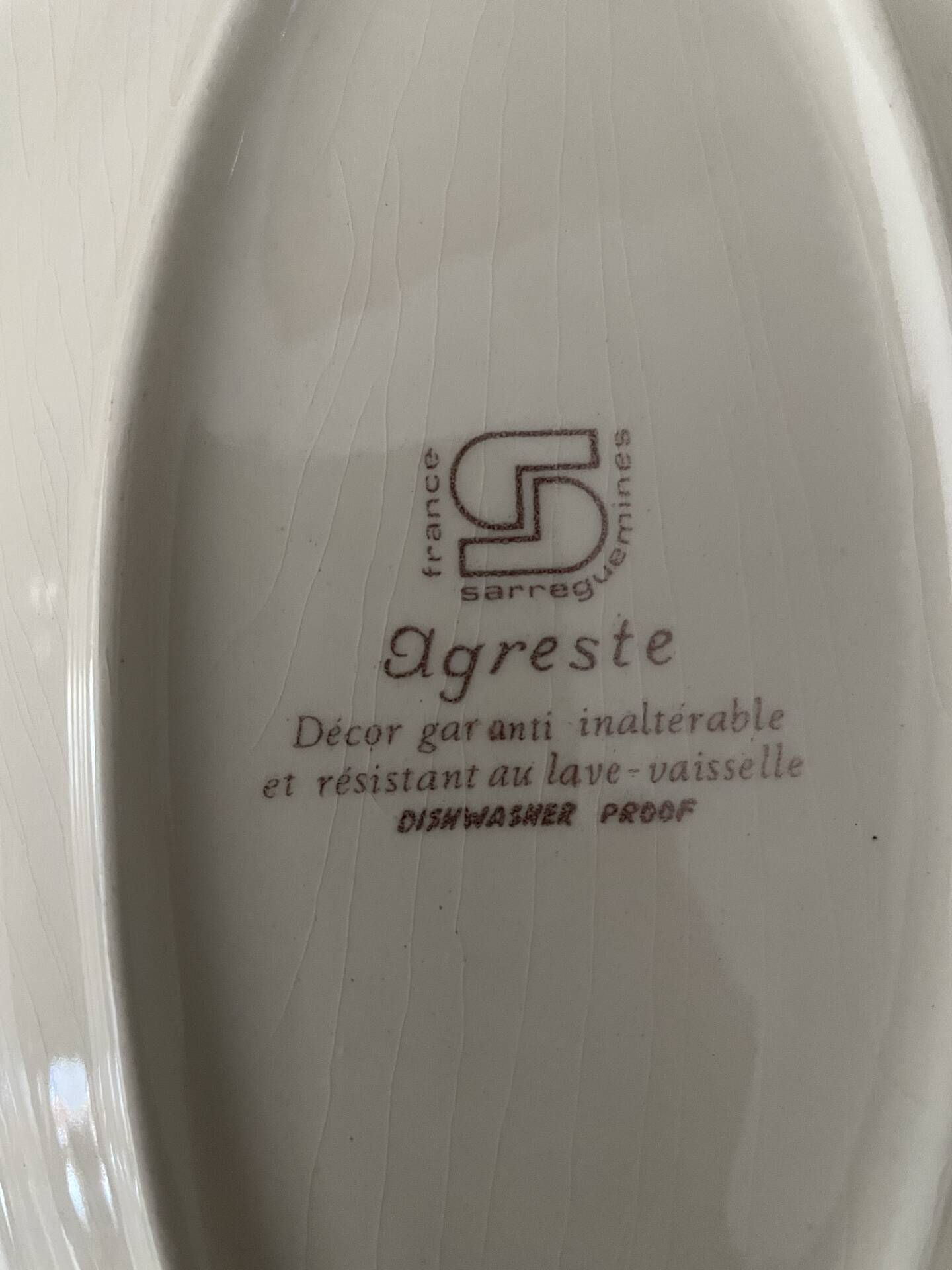 Service de table, Sarreguemines Agreste.39pcs