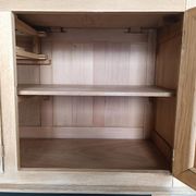 Cabinet from the 50s in solid oak signed FNA N° 0049