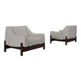 Pair of rosewood lounge chairs by Móveis Cimo, Brazil 1950s
