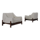 Pair of rosewood lounge chairs by Móveis Cimo, Brazil 1950s