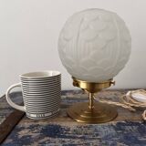 Art Deco globe table lamp
