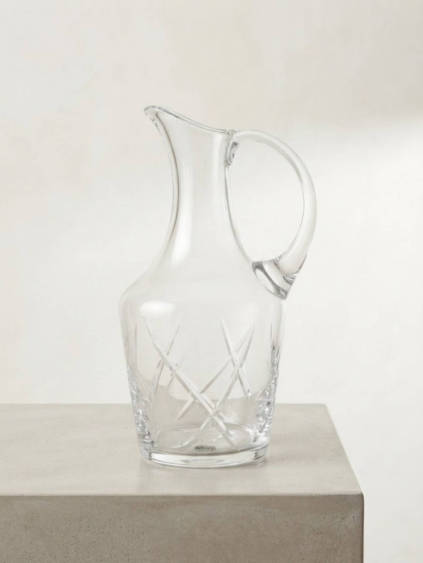 Cut glass carafe – 1960s