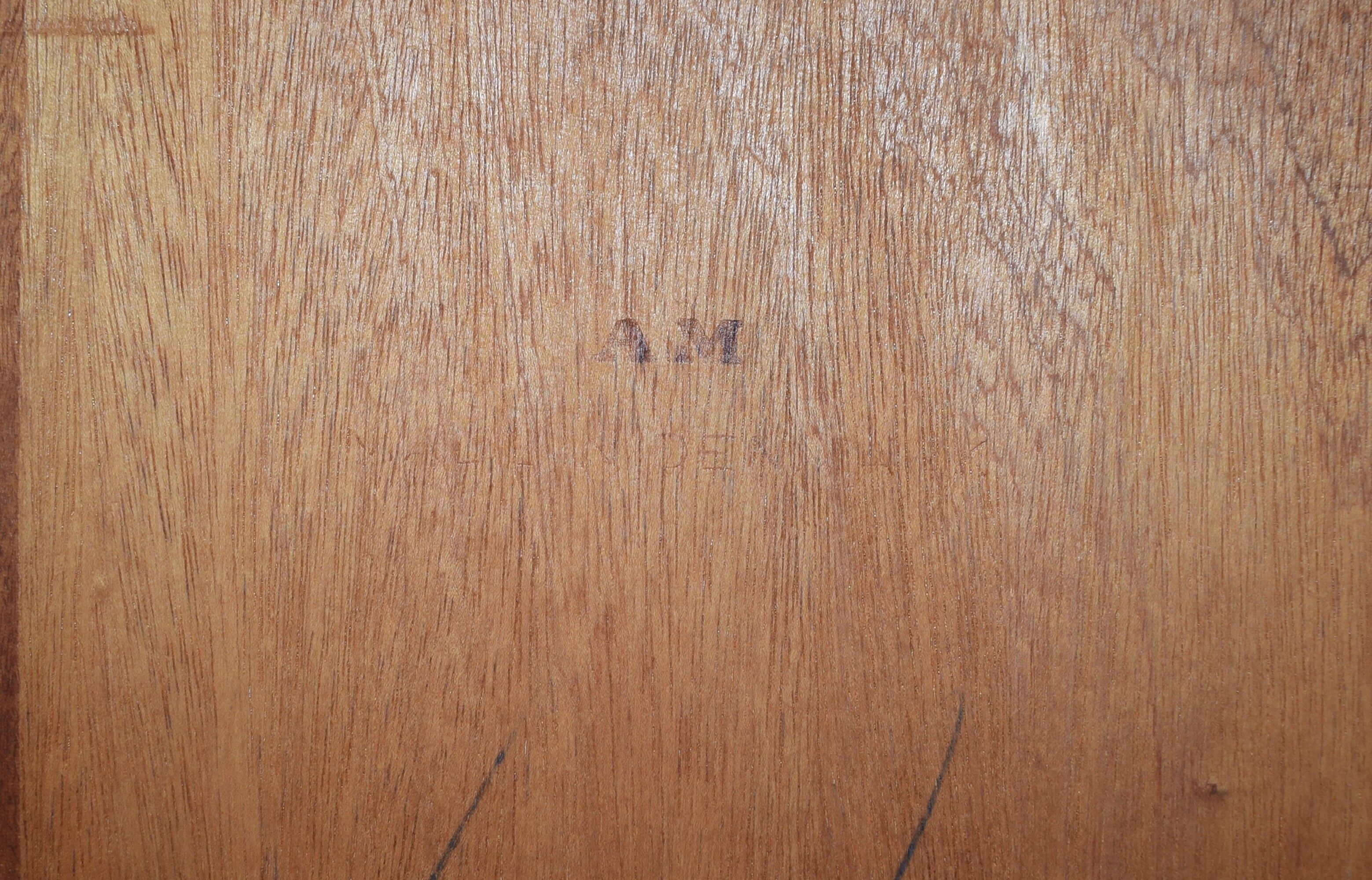 Mid-century teak dining table from A.M. Mobler, 1960s