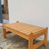 Table basse en pin vintage