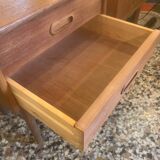 Paire de chevets danois en teck mid-century