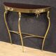 20th century Italian gilded brass console table
