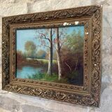 Oil on canvas Moriény