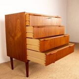 Commode Danoise 4 tiroirs en teck par Henning Jørgensen pour Fredericia.