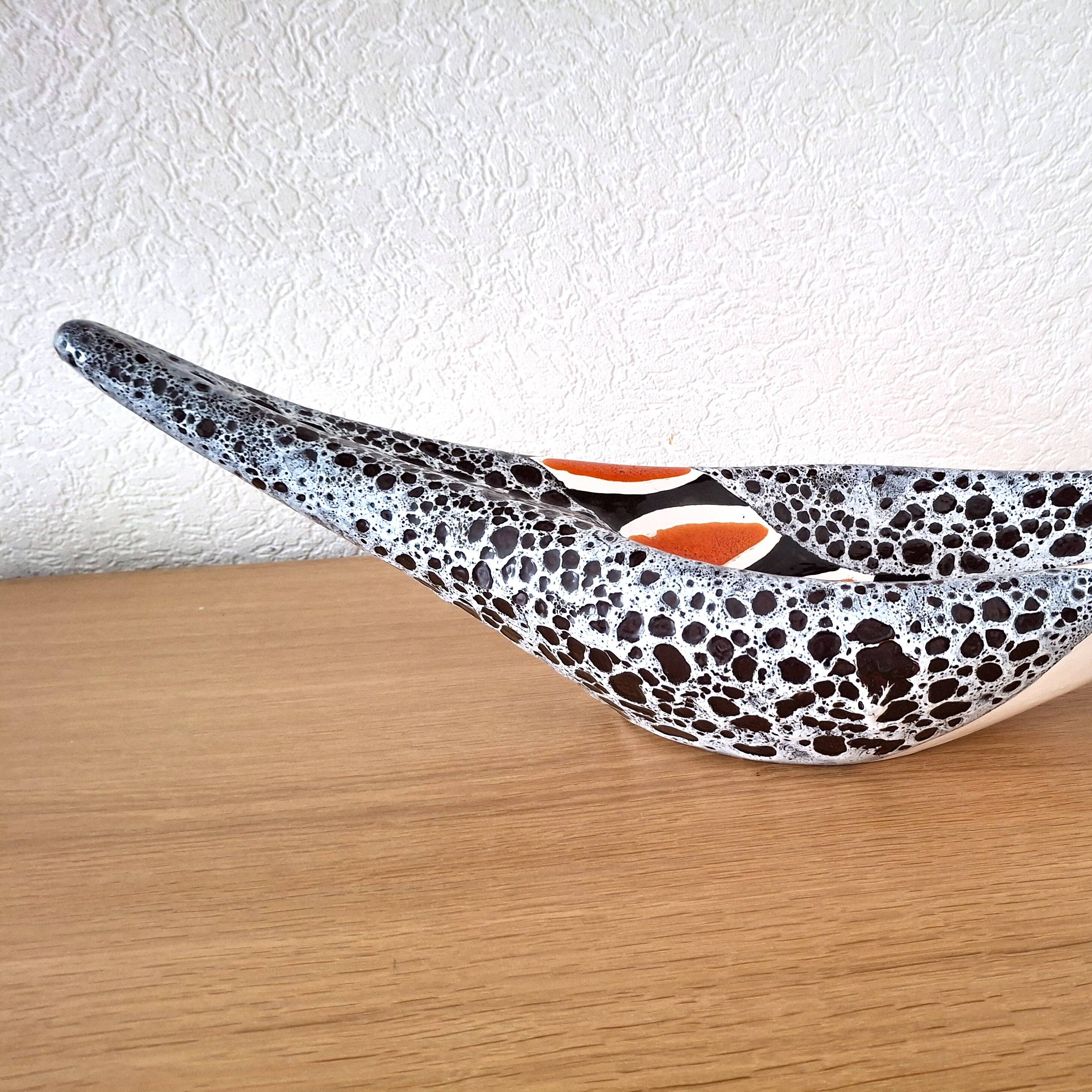 Ceramic trinket tray from LEVAUCOUR, Vallauris, 1950s-60s