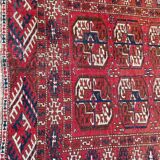 Tapis ancien boukhara afghan 92x138 cm