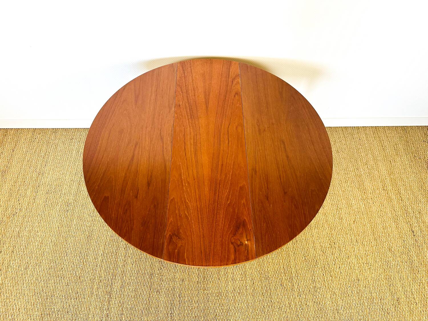 Scandinavian teak folding dining table