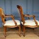 SUITE 4 ARMCHAIRS FRENCH PARIS LOUIS XV ERA STAMP FALCONET