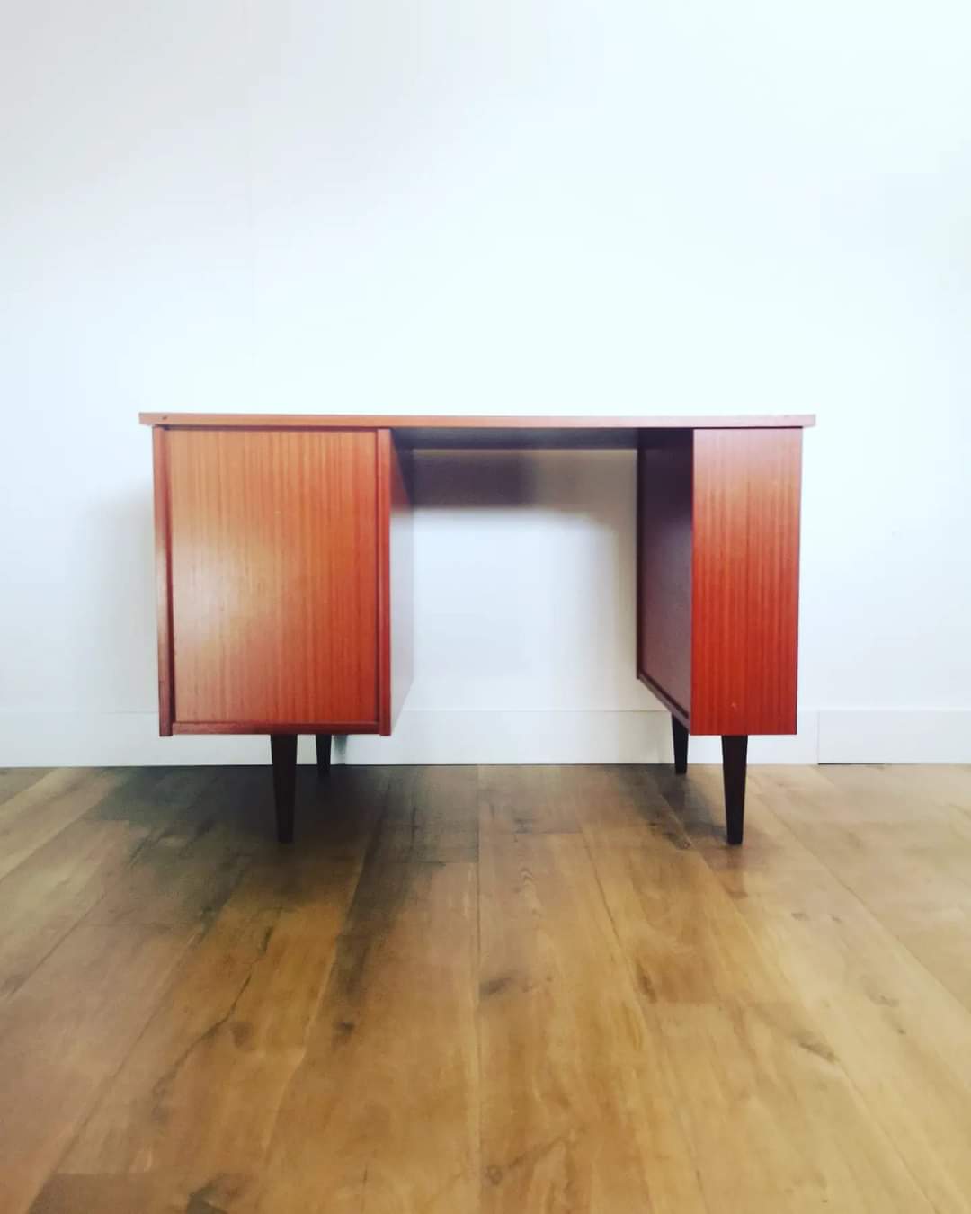 Wooden desk in the 60s