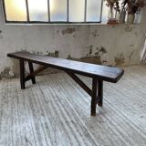 Solid oak bench