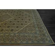 1970s Vintage Persian Handmade Wool Cotton Brown Area Rug 292x392