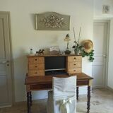 Top of door decorative paneau gilded wood