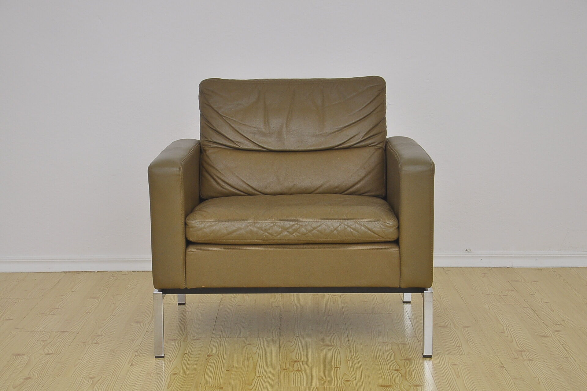 Leather sofa and armchair by Hans Peter Piehl for Wilkhahn, 1960s