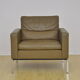 Leather sofa and armchair by Hans Peter Piehl for Wilkhahn, 1960s