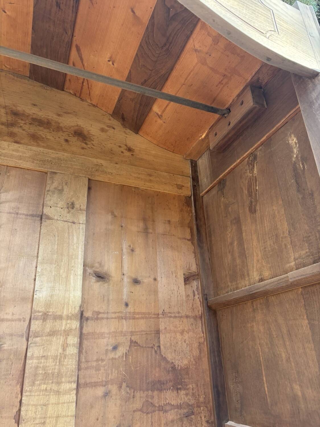 Solid cherry wood cabinet
