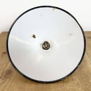 Industrial Cobalt Blue Enamel Factory Pendant Lamp, 1950s