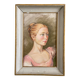 Portrait, oil on cardboard