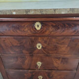 Small mahogany Louis Philippe chest of drawers