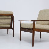 Paire de fauteuils par Svend Age Eriksen pour Gløstrup Mobelfabrik