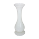 Vase soliflore opaline blanc vintage