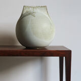 Franco Bucci Italian big sandstone vase, 1970s