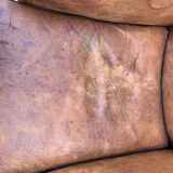 Leather club armchair 1930