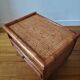 Rattan bedside table from the 1970s-80s.