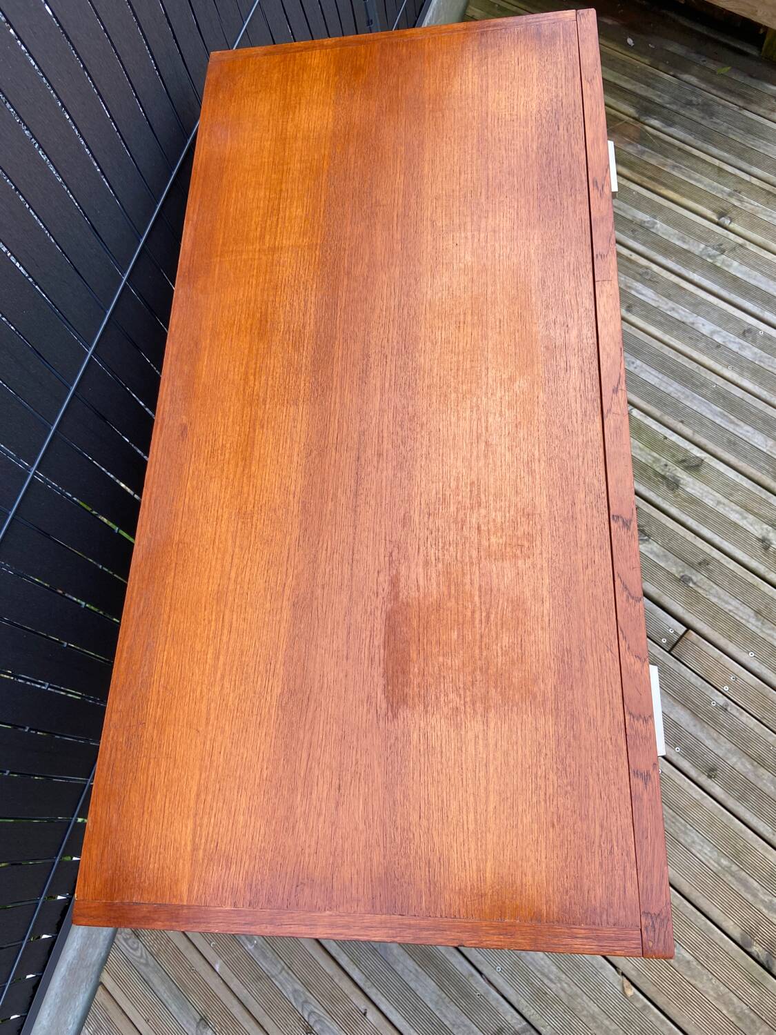 Teak chest of drawers