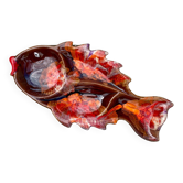 Plat poisson en céramique style Vallauris