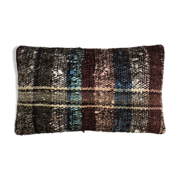 Vintage Turkish Kilim Cushion Cover, 30 x 50 cm