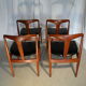 Four vintage Scandinavian chairs Johannes Andersen