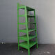 Old wooden shelf store display