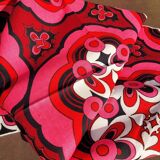 Nappe 137x130cm en tissu imprimé vintage