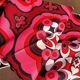 Vintage printed fabric tablecloth 137x130cm