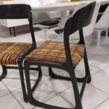Pair of Baumann Sleigh model chairs, 1970