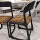 Pair of Baumann Sleigh model chairs, 1970